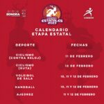 ¡Estatales de handball, volibol de sala, ajedrez y ciclismo inician este fin de semana!